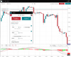 Spreadex Trade Through Charts example