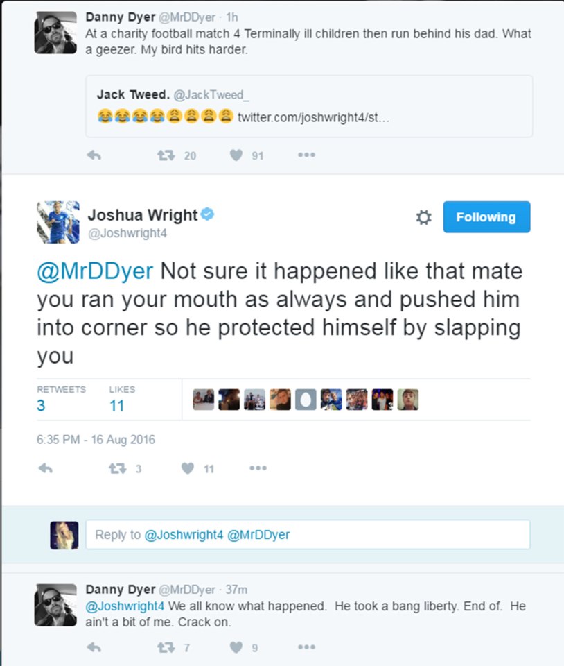 And then escalated it