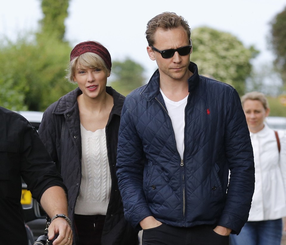 He was referring to the popstar and her then boyfriend Tom Hiddleston
