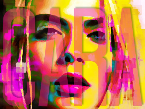 Cara Delevingne - the paintings will be exhibited at the global event in the US from October 15