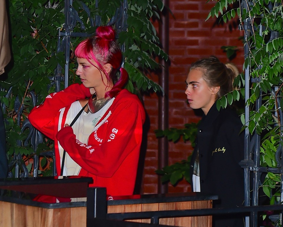EXCLUSIVE: Cara Delevingne Spends the Night Partying with Red Haired Model in NYC after recent Breakup with St. Vincent