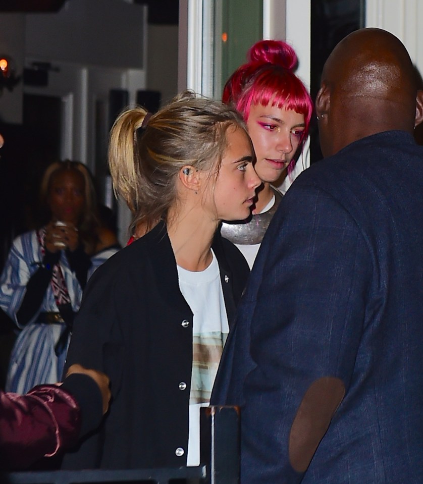 EXCLUSIVE: Cara Delevingne Spends the Night Partying with Red Haired Model in NYC after recent Breakup with St. Vincent