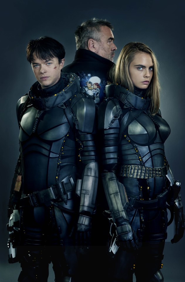 Cara Delevingne and Dane DeHaan star as Laureline and Valerian 