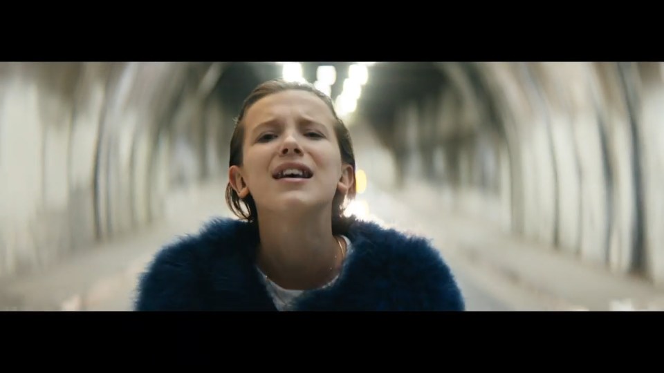 During the clip, Millie can be seen pleading for a lost love to come and find her 