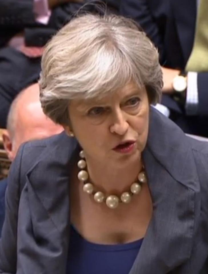 Theresa May has praised those who came forward to report Weinstein