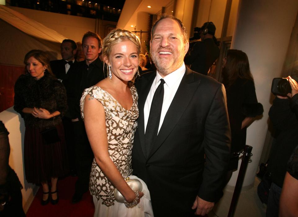  Sienna Miller 'forced to wear dress by Weinstein'