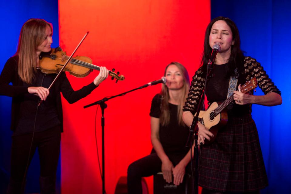 The Corrs performed tracks from their new album at a Dan Wootton Session 