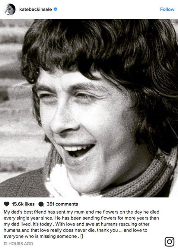  Kate's dad was the late comedy actor Richard Beckinsale