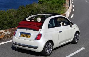 The Fiat 500C oozes summer style