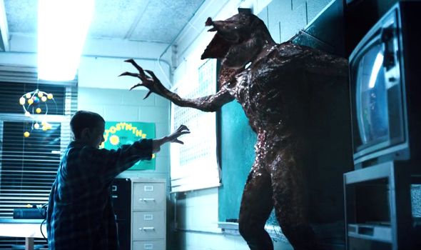 Eleven and Demogorgon