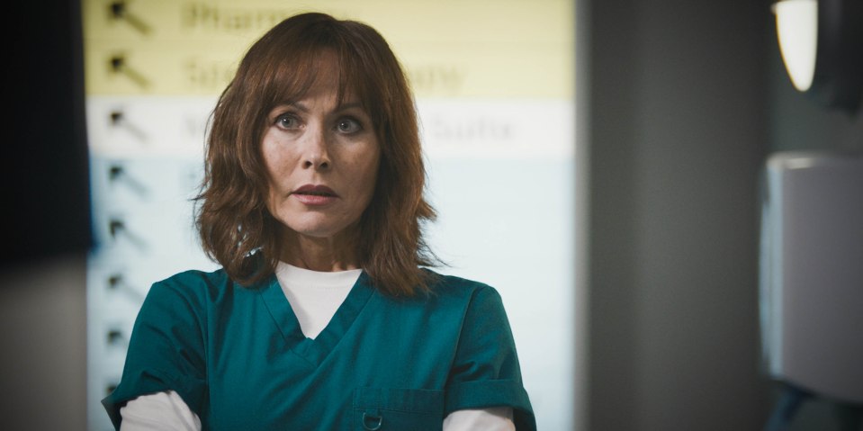 Amanda played consultant Connie on Casualty
