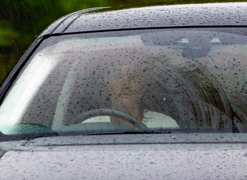 Katie in her BMW