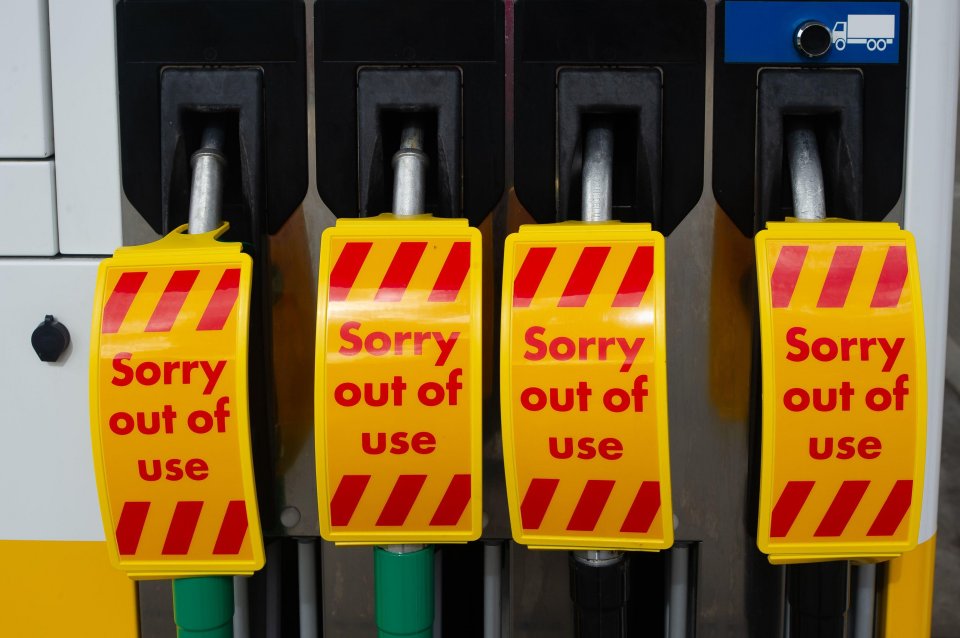 Some 150 military drivers will be available to transport fuel around the country