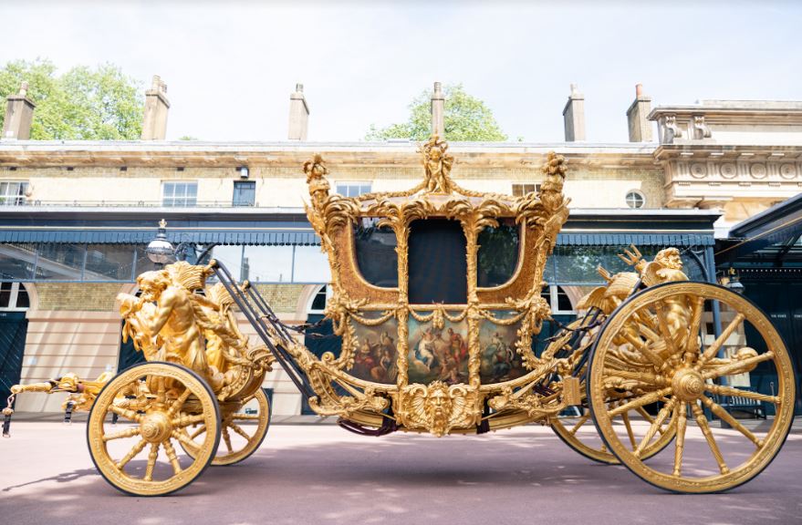King Charles and Queen Camilla will ride in the State Coach during his coronation