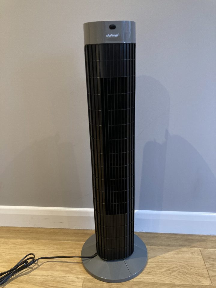 Challenge Digital Grey Tower Fan