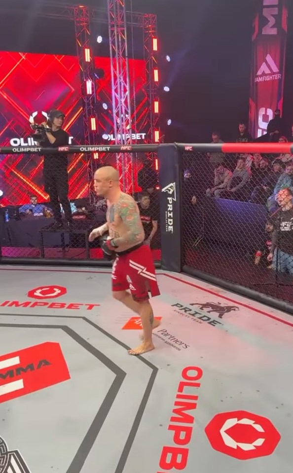 Screenshot of a computer screen showing a live stream of a boxing weigh-in and social media posts about a mixed martial arts fight.