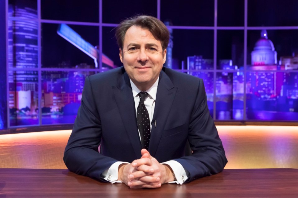 Jonathan Ross on the set of Hotsauce TV.