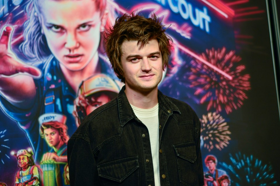 Joe Keery at the Stranger Things season 3 photocall.
