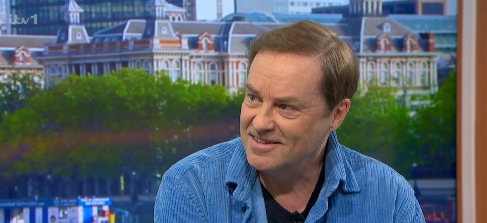 Ardal O'Hanlon on Good Morning Britain discussing Father Ted's 30th anniversary.