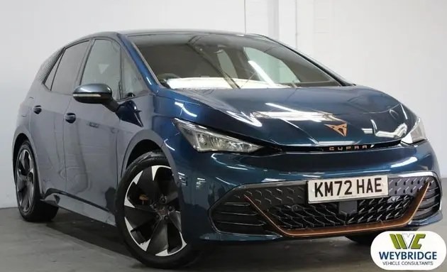 top-5-cheapest-used-cars-to-insure-2025-blue-cupra-born