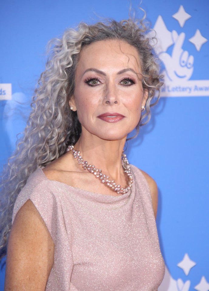 Amanda Mealing at the National Lottery Awards.