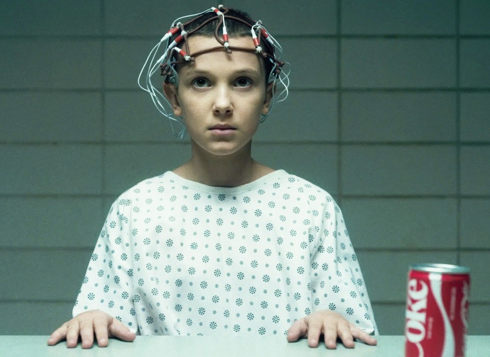 Millie Bobby Brown in Stranger Things season 1.