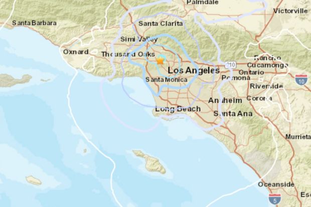 An image collage containing 1 images, Image 1 shows Map of Southern California showing Los Angeles and surrounding areas