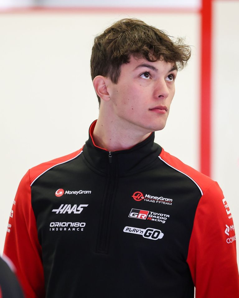 Oliver Bearman, Haas F1 Team driver.