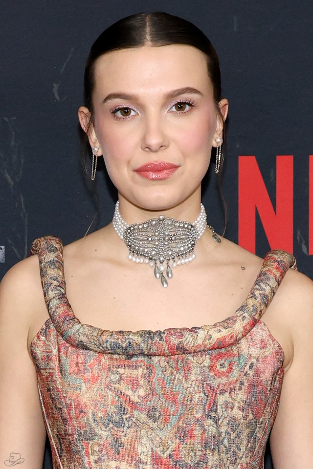 Millie Bobby Brown at the Damsel photo call.