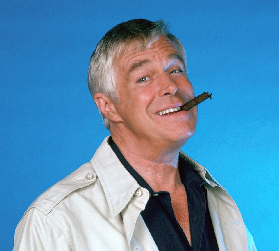 George Peppard as Col. John "Hannibal" Smith in The A-Team.