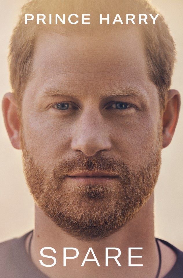 Book cover of Prince Harry's memoir, Spare.