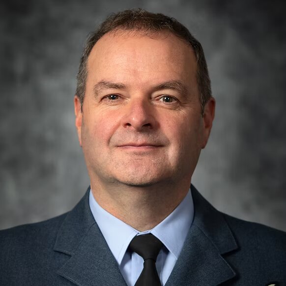 Portrait of Air Commodore Blythe Crawford.