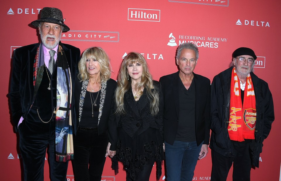 Fleetwood Mac at the 2018 MusiCares Person of the Year.