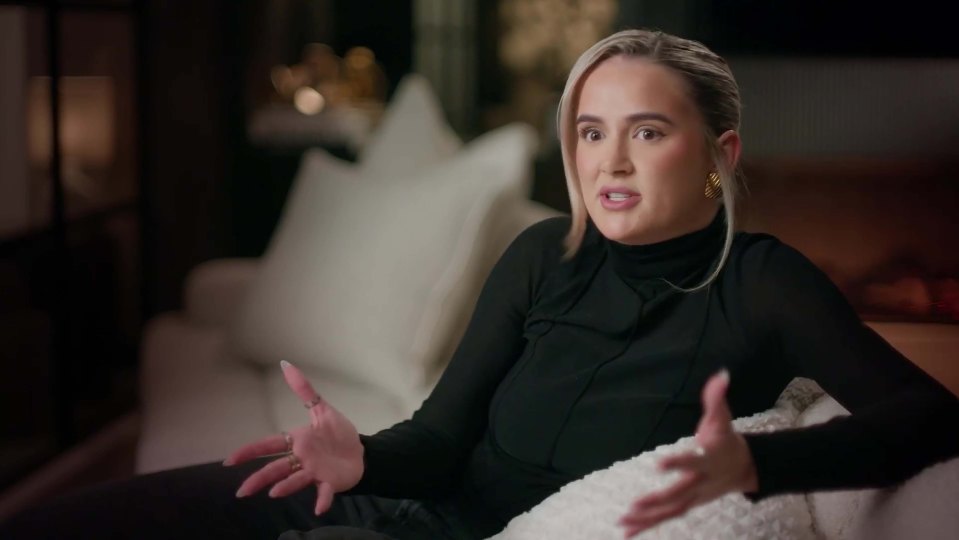Molly-Mae Hague discussing her 2024 experiences in a documentary.