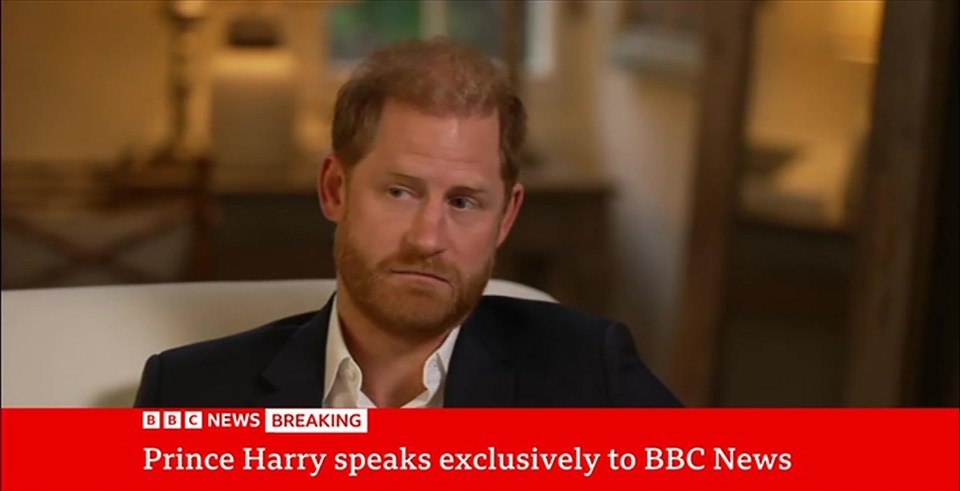 Prince Harry in an interview with BBC News.