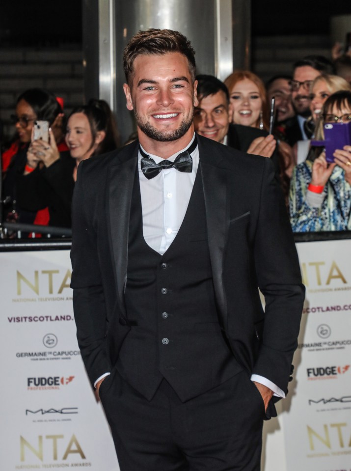 Chris Hughes at the National Television Awards.