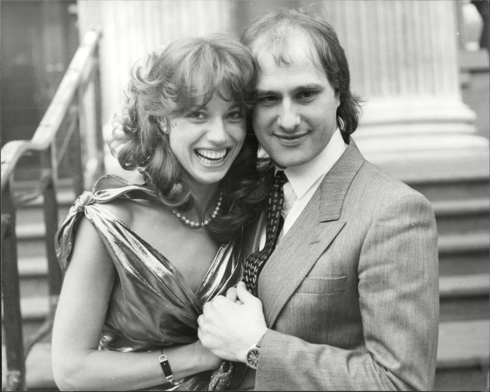 Black and white photo of Steve Harley and Dorothy Crombie on their wedding day.