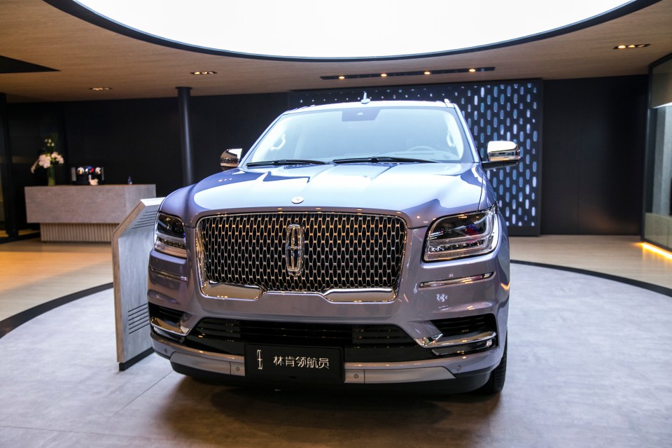 Lincoln Navigator on display at the Shanghai Auto Show.