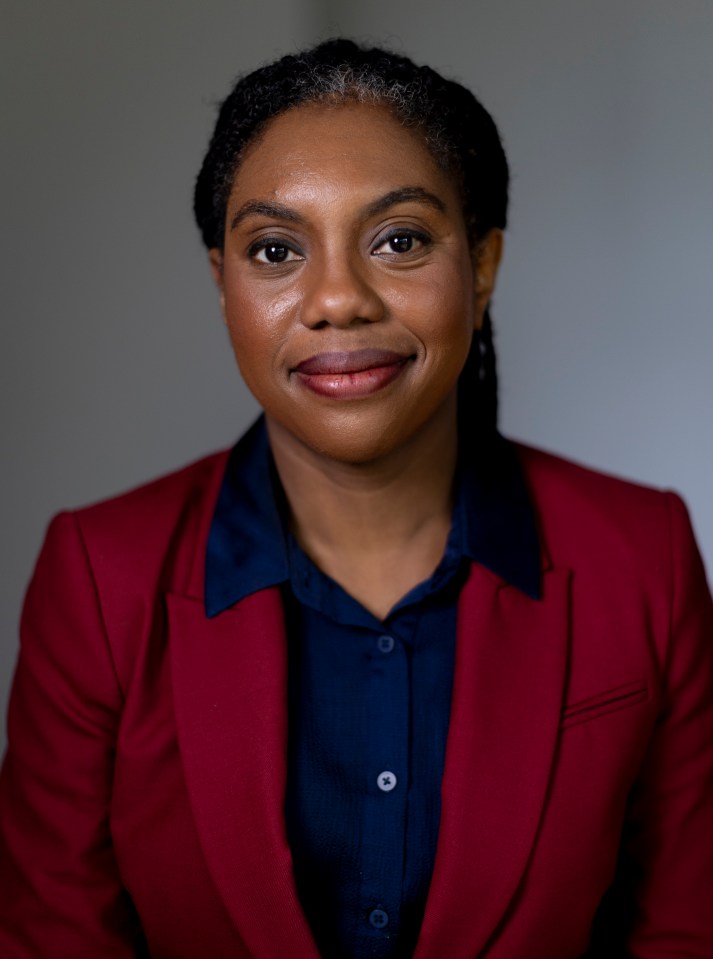 Portrait of Kemi Badenoch.